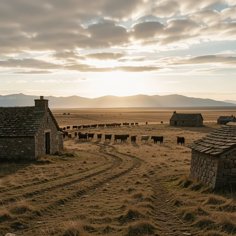 L'Aubrac, terre des éleveurs : une route à travers le Massif central