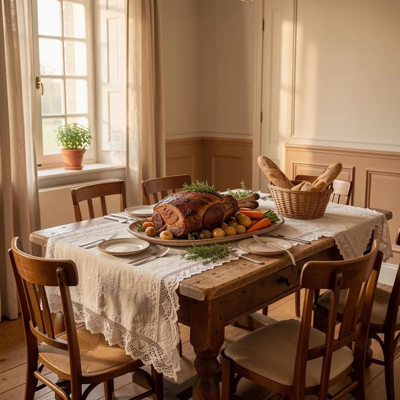 Le repas du dimanche : géographie d'une tradition française